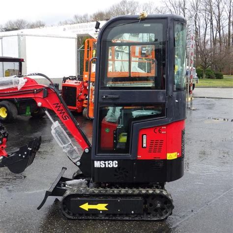 2023 MMS MS13C Mini Excavator Enclosed Cab 